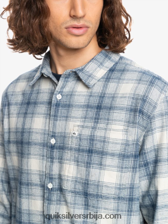 мушкарци Quiksilver ганаваи растезљива фланелска кошуља дугих рукава бирцх ганаваи Z824VN1768