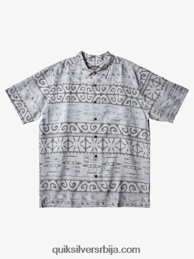 мушкарци Quiksilver кошуља кратких рукава ватерман ат треес лучка магла на дрвећу Z824VN292