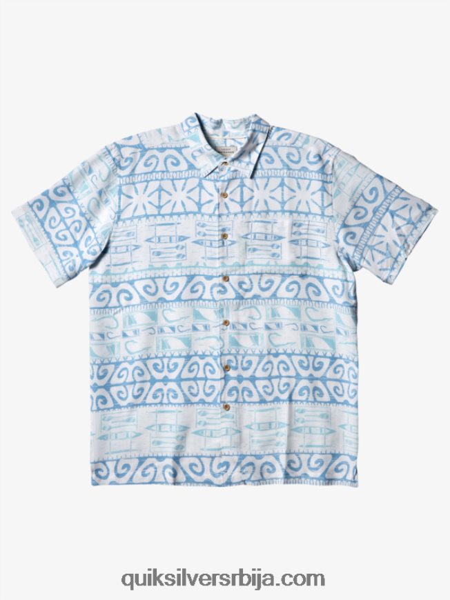 мушкарци Quiksilver кошуља кратких рукава ватерман ат треес сумрак на дрвећу Z824VN293