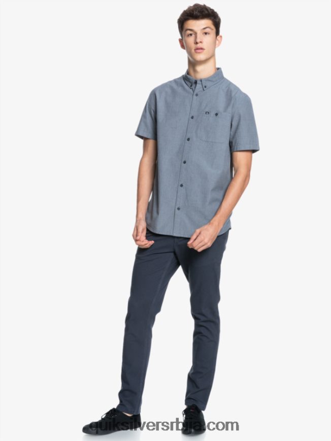 мушкарци Quiksilver винфалл кошуља кратких рукава црн Z824VN376