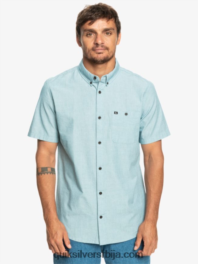 мушкарци Quiksilver винфалл кошуља кратких рукава мароканско плаво Z824VN377
