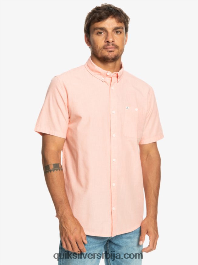 мушкарци Quiksilver винфалл кошуља кратких рукава свеж лосос Z824VN380