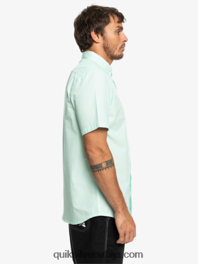 мушкарци Quiksilver винфалл кошуља кратких рукава ледена аква Z824VN382