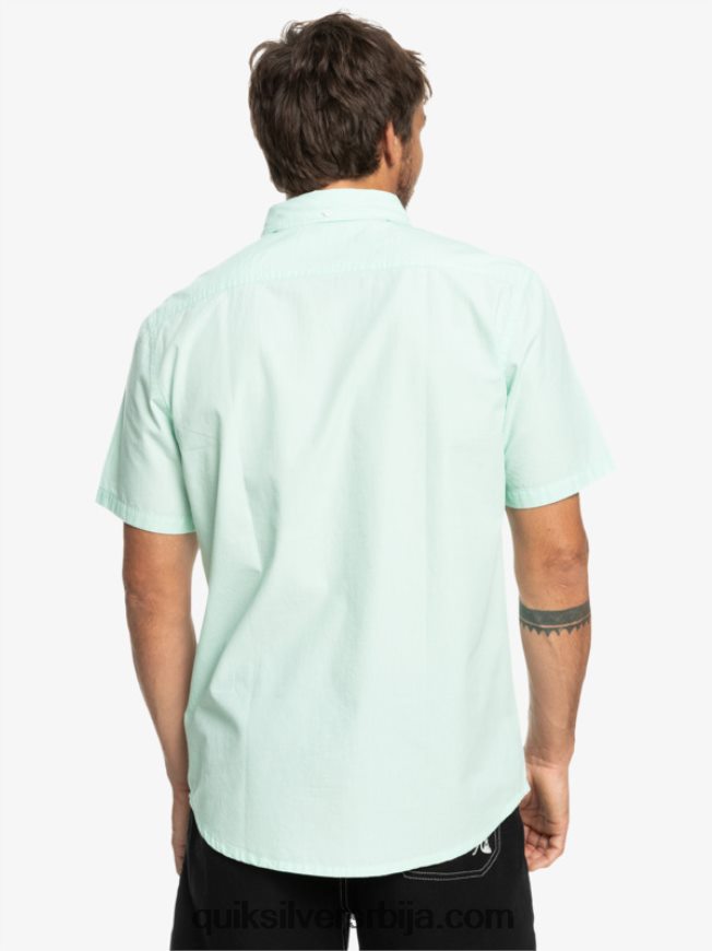 мушкарци Quiksilver винфалл кошуља кратких рукава ледена аква Z824VN382