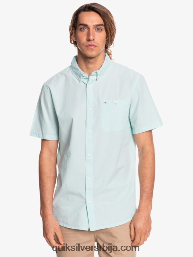 мушкарци Quiksilver винфалл кошуља кратких рукава анђео плави Z824VN385