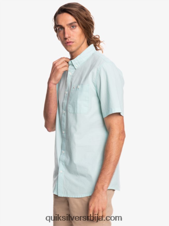 мушкарци Quiksilver винфалл кошуља кратких рукава анђео плави Z824VN385