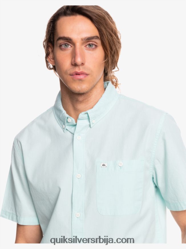 мушкарци Quiksilver винфалл кошуља кратких рукава анђео плави Z824VN385