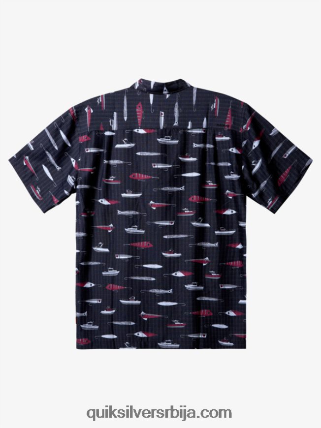 мушкарци Quiksilver ватерман драг веек техничка мајица кратких рукава блацк драг веек Z824VN441