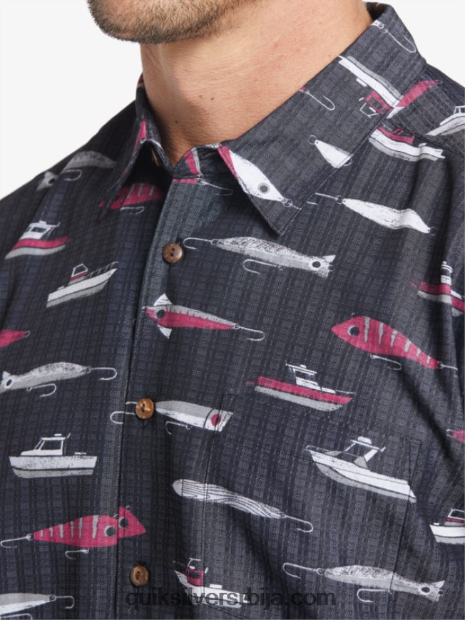 мушкарци Quiksilver ватерман драг веек техничка мајица кратких рукава блацк драг веек Z824VN441
