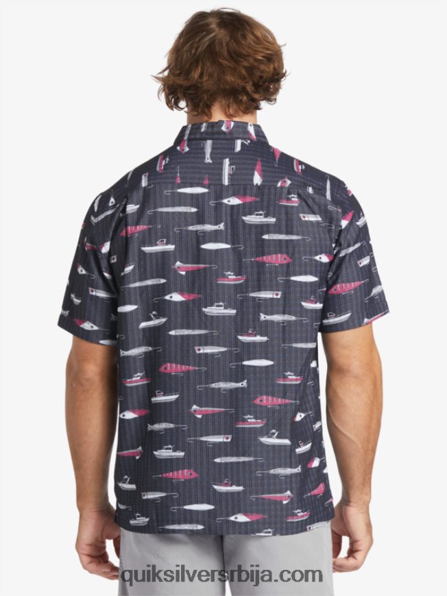 мушкарци Quiksilver ватерман драг веек техничка мајица кратких рукава блацк драг веек Z824VN441