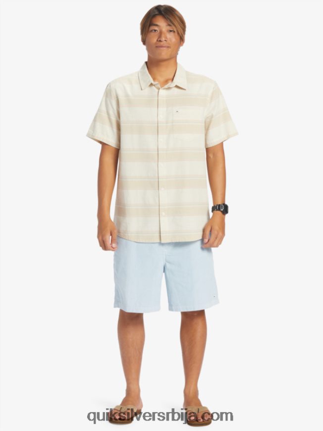 мушкарци Quiksilver цали сунрисе кошуља кратких рукава бирцх цали стр Z824VN445