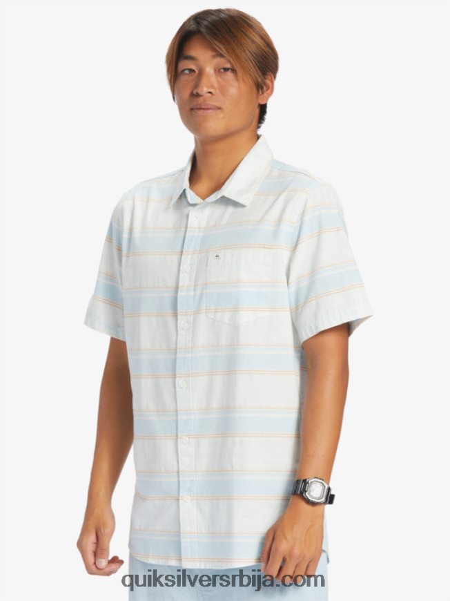 мушкарци Quiksilver цали сунрисе кошуља кратких рукава ски блуе цали стр Z824VN447