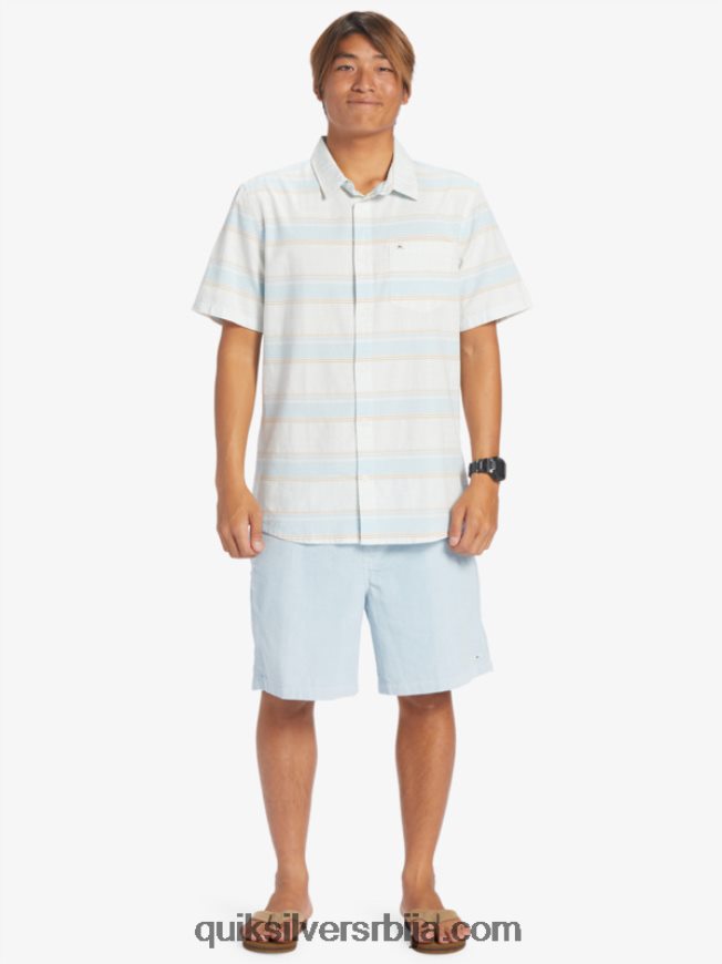мушкарци Quiksilver цали сунрисе кошуља кратких рукава ски блуе цали стр Z824VN447
