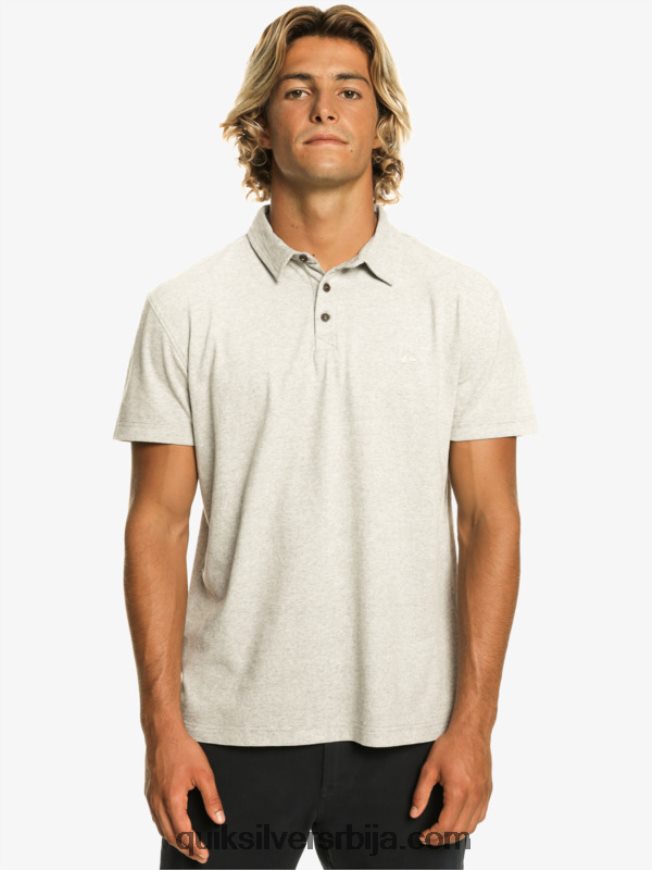 мушкарци Quiksilver Сунсет цруисе поло мајица кратких рукава светлосиви вресак Z824VN475