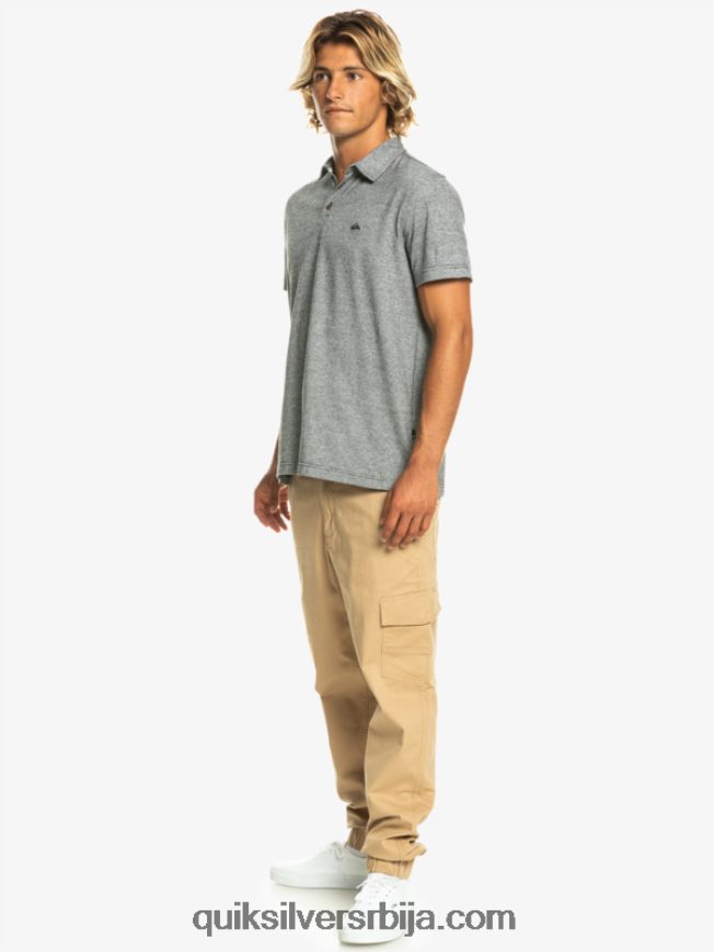 мушкарци Quiksilver Сунсет цруисе поло мајица кратких рукава црн Z824VN476