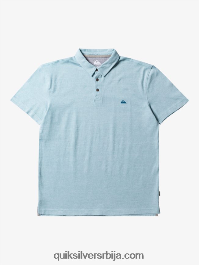 мушкарци Quiksilver Сунсет цруисе поло мајица кратких рукава камеја плава Z824VN477