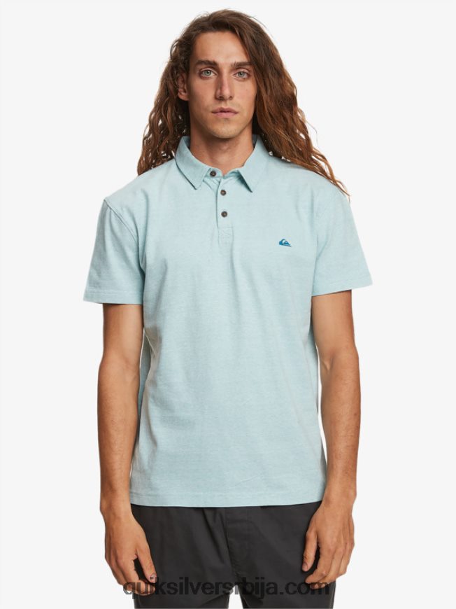 мушкарци Quiksilver Сунсет цруисе поло мајица кратких рукава камеја плава Z824VN477