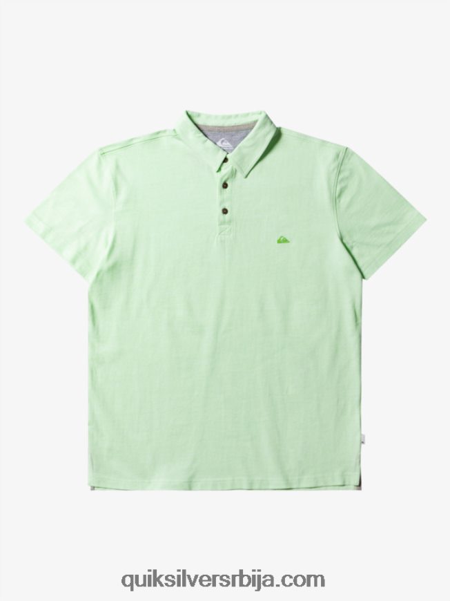 мушкарци Quiksilver Сунсет цруисе поло мајица кратких рукава рајски зелени Z824VN479