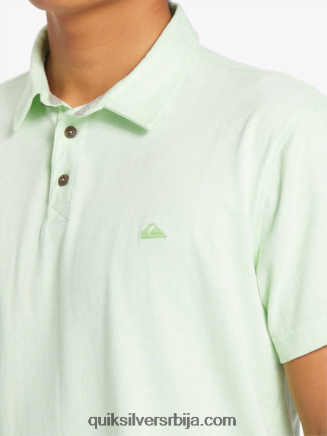 мушкарци Quiksilver Сунсет цруисе поло мајица кратких рукава рајски зелени Z824VN479