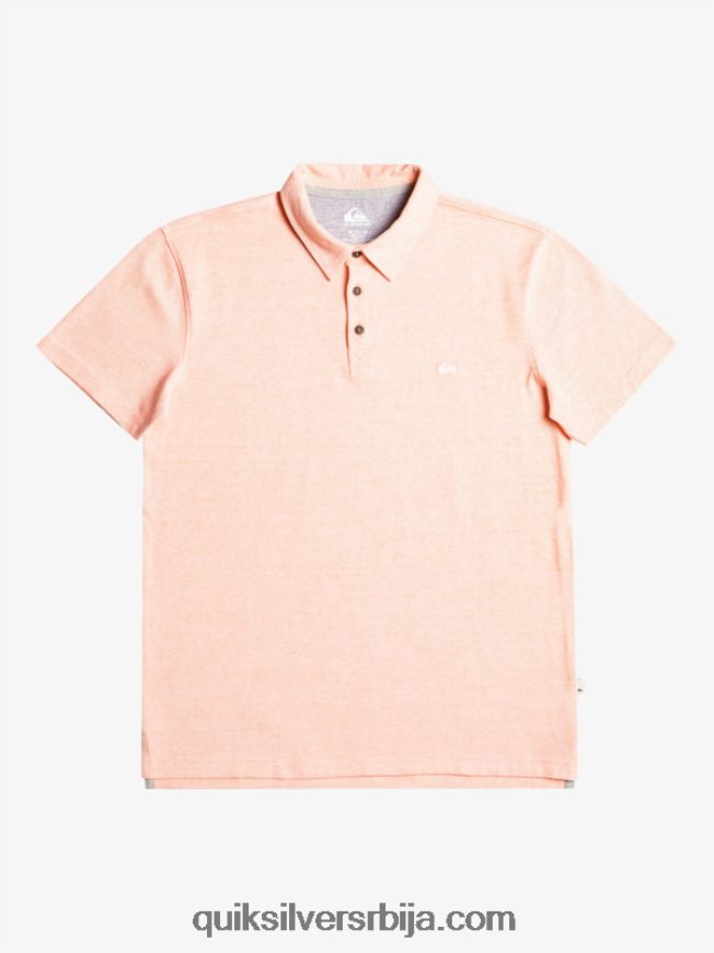 мушкарци Quiksilver Сунсет цруисе поло мајица кратких рукава свеж лосос Z824VN480