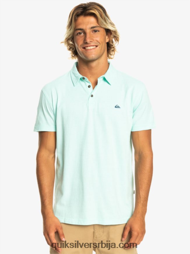 мушкарци Quiksilver Сунсет цруисе поло мајица кратких рукава стакло за плажу Z824VN481