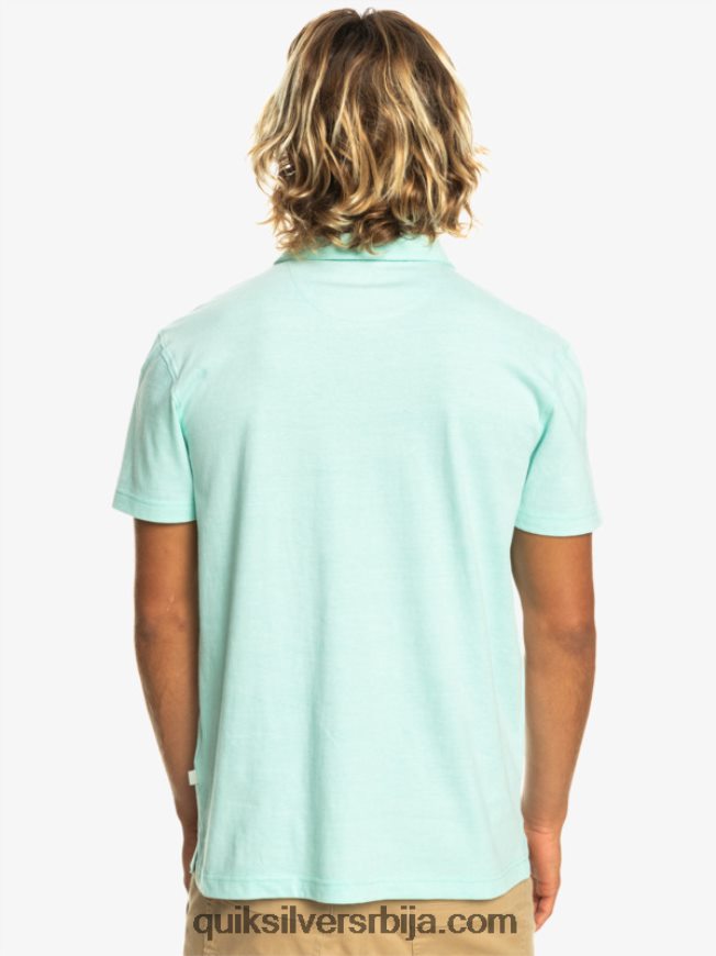мушкарци Quiksilver Сунсет цруисе поло мајица кратких рукава стакло за плажу Z824VN481