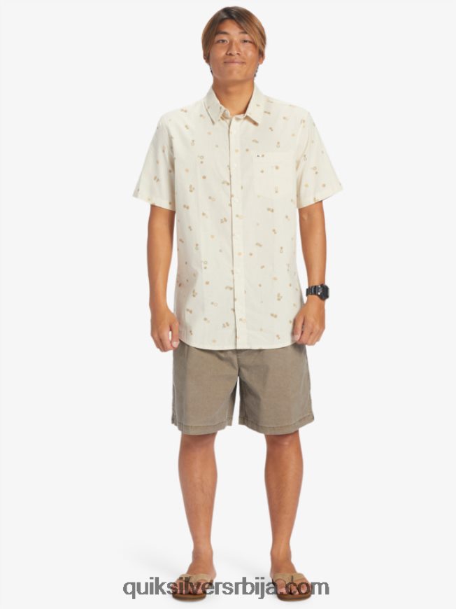 мушкарци Quiksilver мирна рејв мајица кратких рукава бреза мирна раве сс Z824VN590