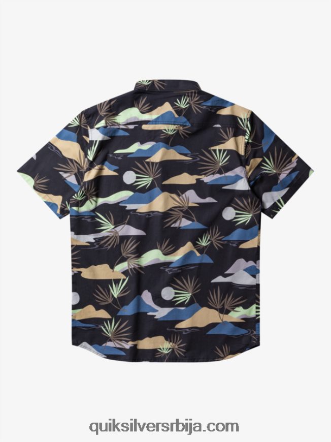 мушкарци Quiksilver спора ошамућена кошуља кратких рукава асфалт споро ошамућеност сс Z824VN667