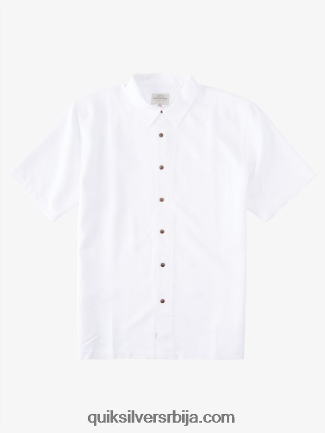 мушкарци Quiksilver кошуља кратких рукава ватерман манеле баи бео Z824VN799
