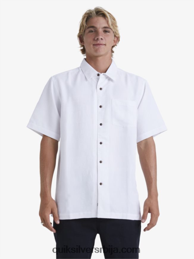 мушкарци Quiksilver кошуља кратких рукава ватерман манеле баи бео Z824VN799