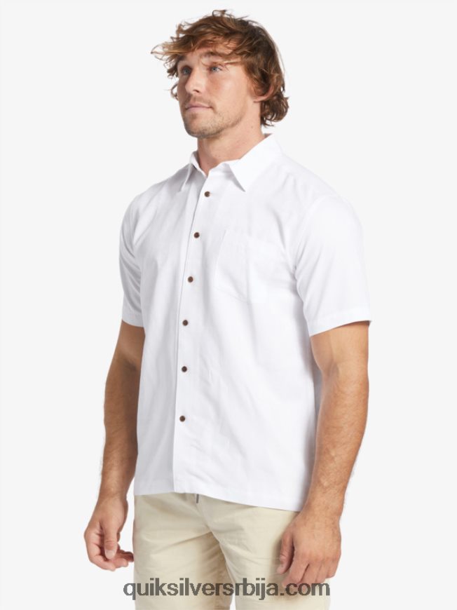 мушкарци Quiksilver кошуља кратких рукава ватерман манеле баи бео Z824VN799