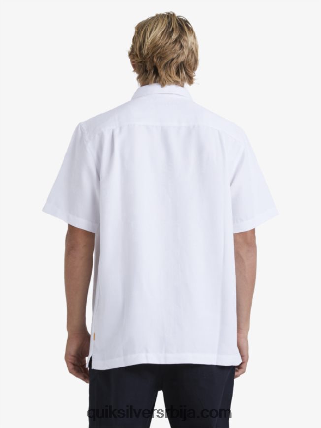 мушкарци Quiksilver кошуља кратких рукава ватерман манеле баи бео Z824VN799