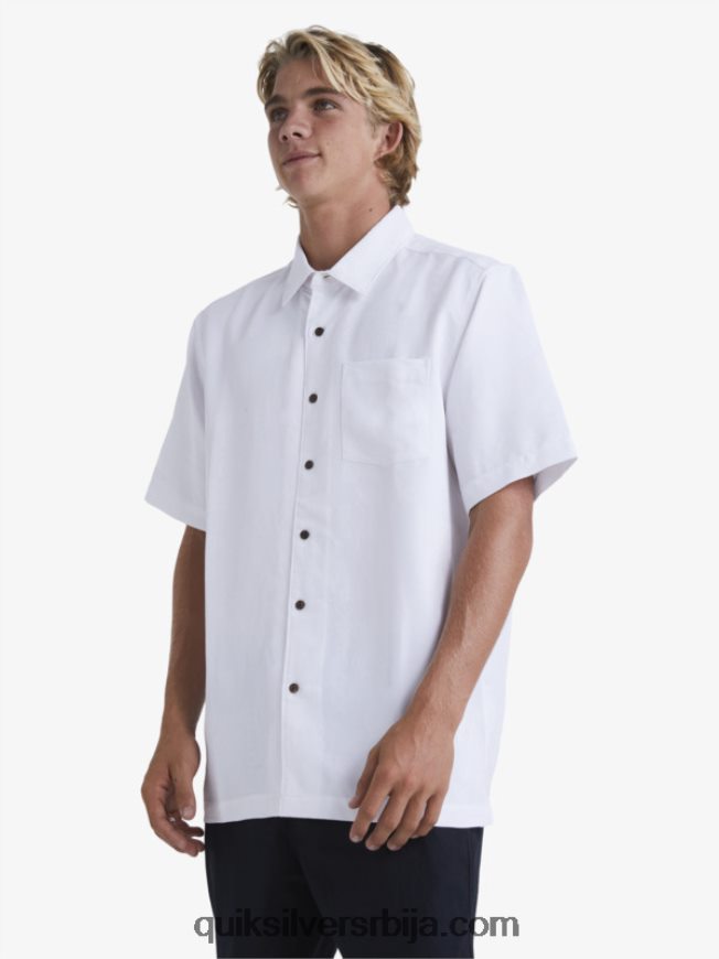 мушкарци Quiksilver кошуља кратких рукава ватерман манеле баи бео Z824VN799