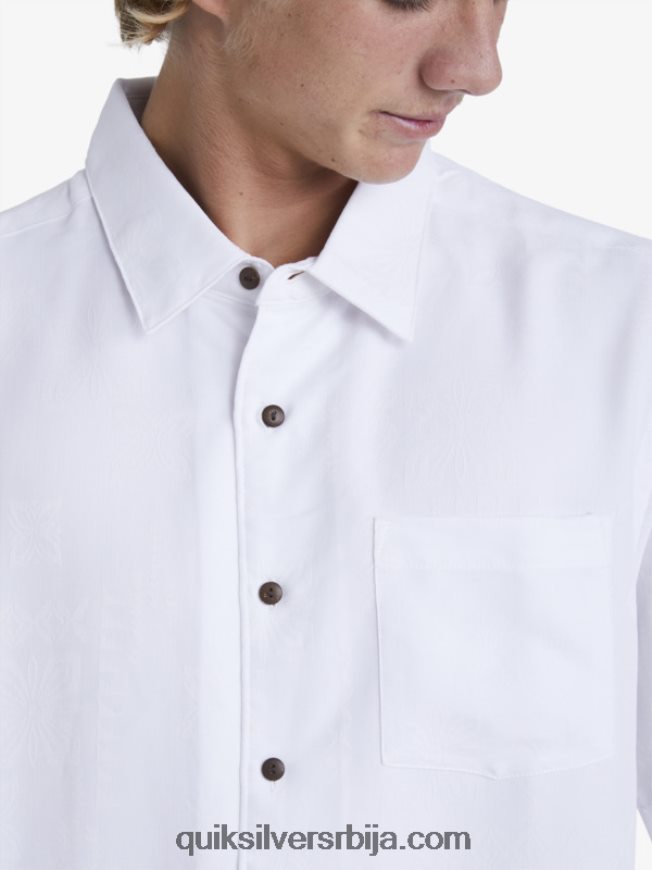 мушкарци Quiksilver кошуља кратких рукава ватерман манеле баи бео Z824VN799