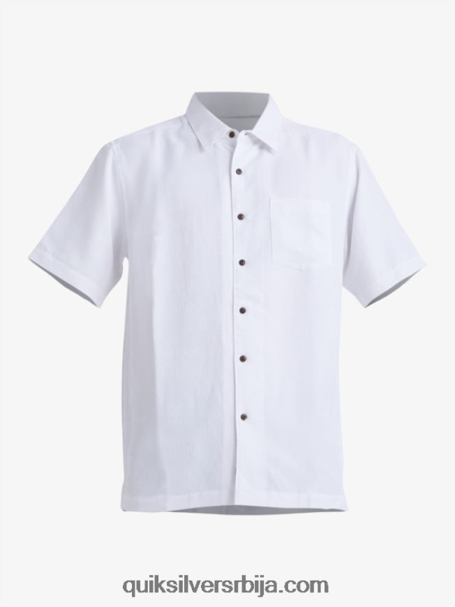 мушкарци Quiksilver кошуља кратких рукава ватерман манеле баи бео Z824VN799