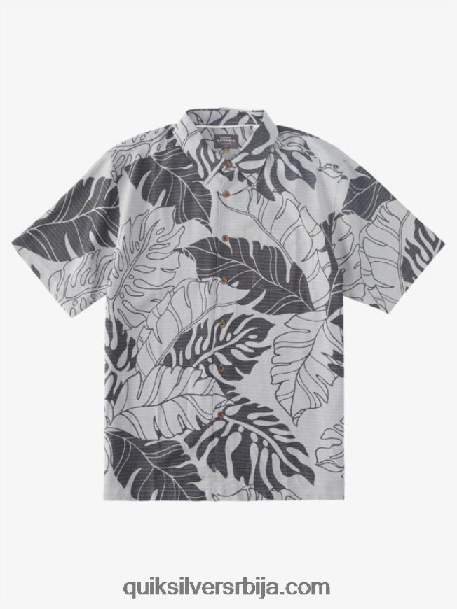 мушкарци Quiksilver водењак под балдахином хавајска кошуља ајкула испод крошње Z824VN865