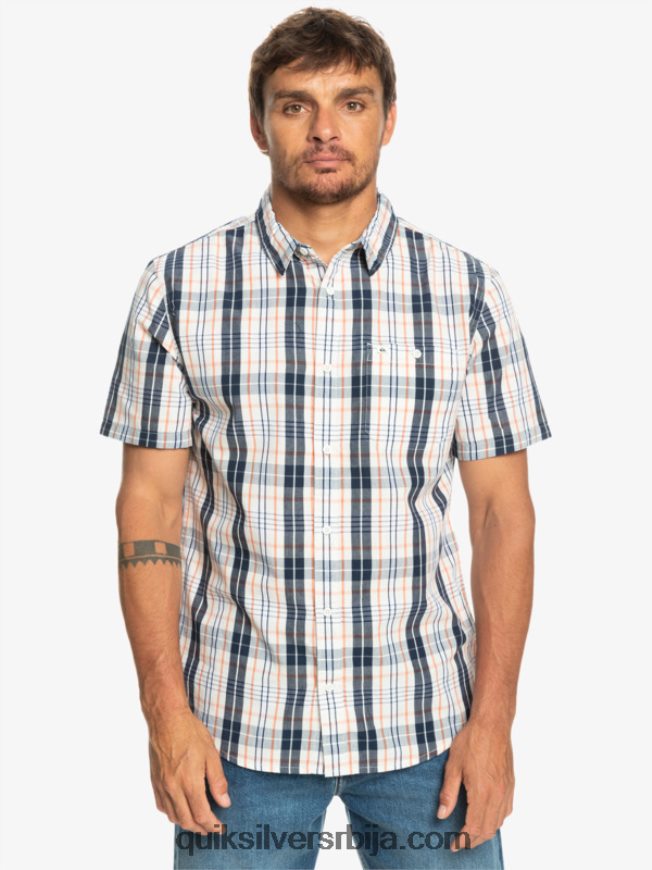 мушкарци Quiksilver нова свинтон кошуља кратких рукава бирцх свинтон Z824VN914