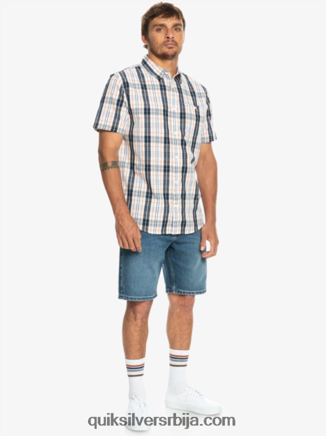 мушкарци Quiksilver нова свинтон кошуља кратких рукава бирцх свинтон Z824VN914