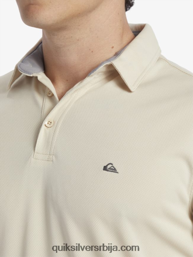мушкарци Quiksilver Ватерман поло мајица кратких рукава браон пиринач Z824VN95