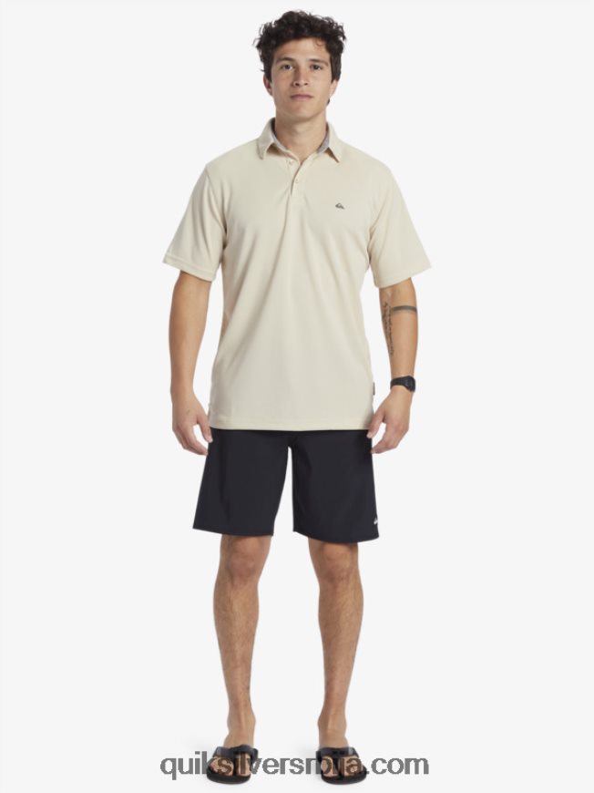 мушкарци Quiksilver Ватерман поло мајица кратких рукава браон пиринач Z824VN95
