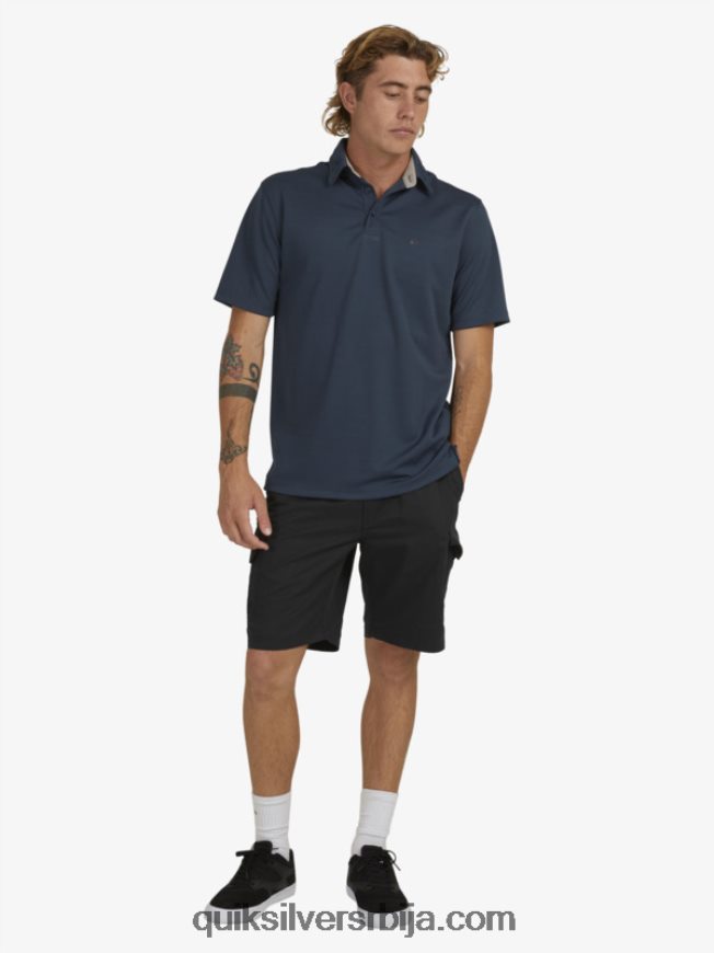 мушкарци Quiksilver Ватерман поло мајица кратких рукава поноћна морнарица Z824VN96