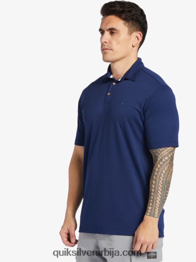 мушкарци Quiksilver Ватерман поло мајица кратких рукава поноћна морнарица Z824VN96