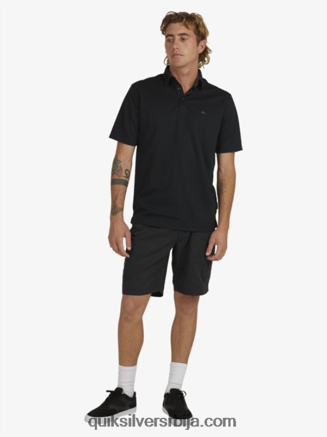 мушкарци Quiksilver Ватерман поло мајица кратких рукава црн Z824VN98