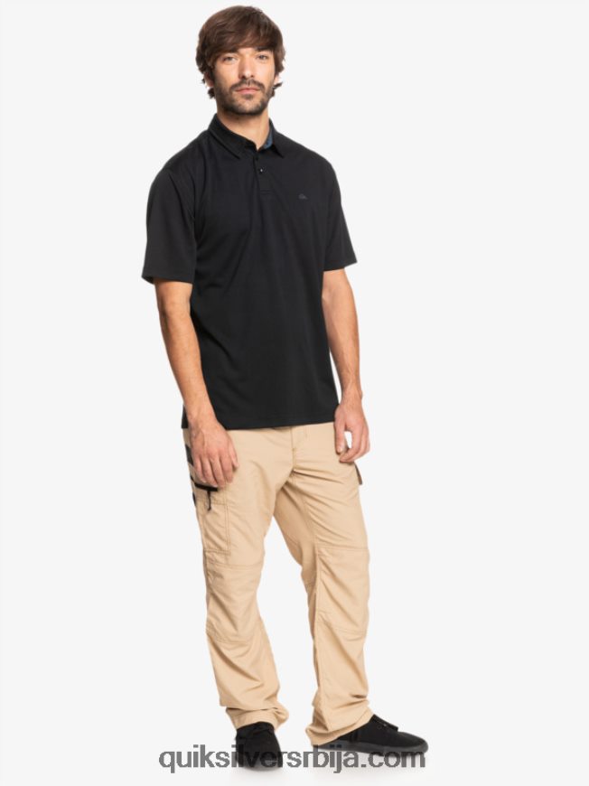мушкарци Quiksilver Ватерман поло мајица кратких рукава црн Z824VN98