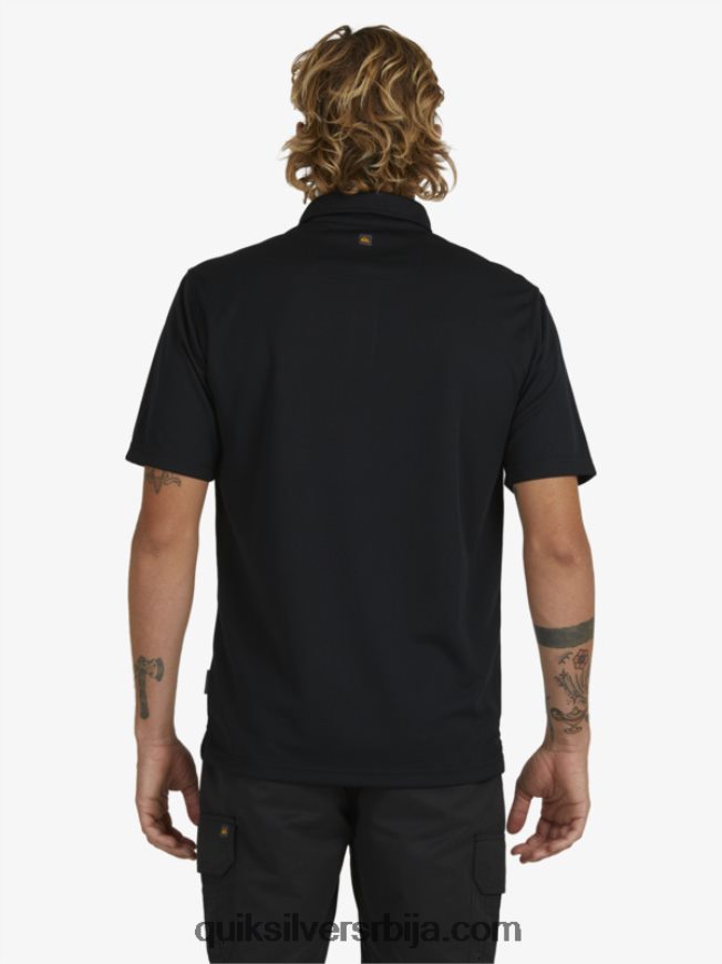 мушкарци Quiksilver Ватерман поло мајица кратких рукава црн Z824VN98