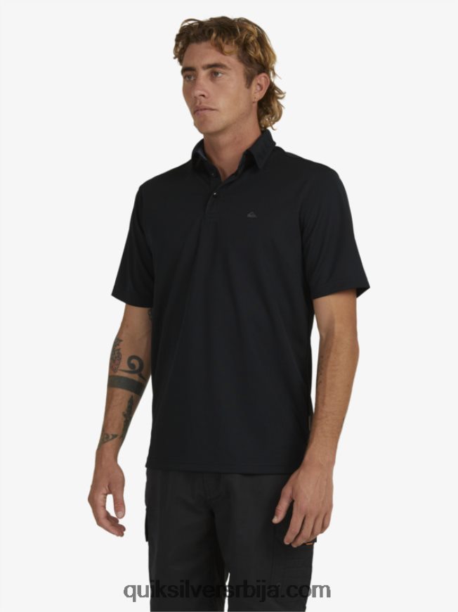 мушкарци Quiksilver Ватерман поло мајица кратких рукава црн Z824VN98
