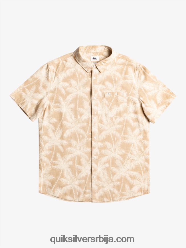 мушкарци Quiksilver краткотрајна кошуља кратких рукава плаге пролазни тренутак Z824VN994