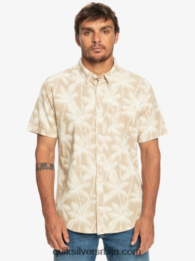 мушкарци Quiksilver краткотрајна кошуља кратких рукава плаге пролазни тренутак Z824VN994