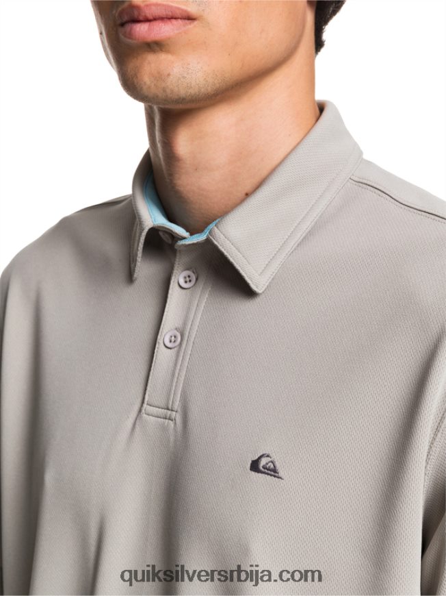 мушкарци Quiksilver Ватерман поло мајица кратких рукава кремена сива Z824VN99