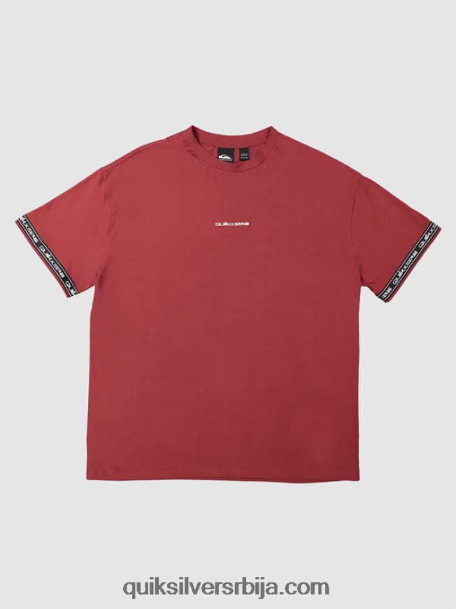 мушкарци Quiksilver x Stab Мајица 90-их рубинско вино Z824VN1864